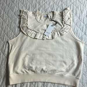 Clare V Charlotte sweatshirt vest